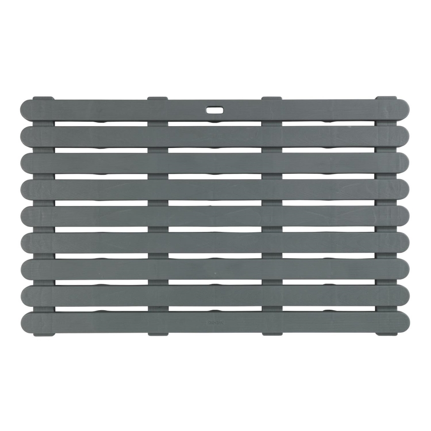 WENKO 22948100-Deurmat BINNEN & BUITEN 50x80 cm grijs
