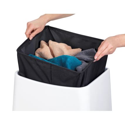 WENKO 22949100 - Kruk WING 45x48 cm wit/zwart