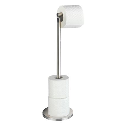 WENKO 22985100 - Toiletrolhouder 21x55 cm roestvrij staal/zilverkleurig