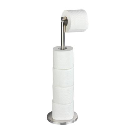 WENKO 22985100 - Toiletrolhouder 21x55 cm roestvrij staal/zilverkleurig
