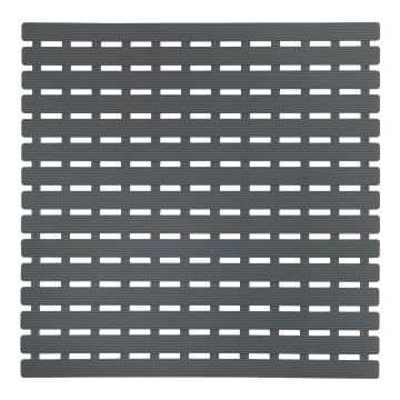 WENKO 23125100-Douchemat ARINOS 54x54 cm grijs/grijs