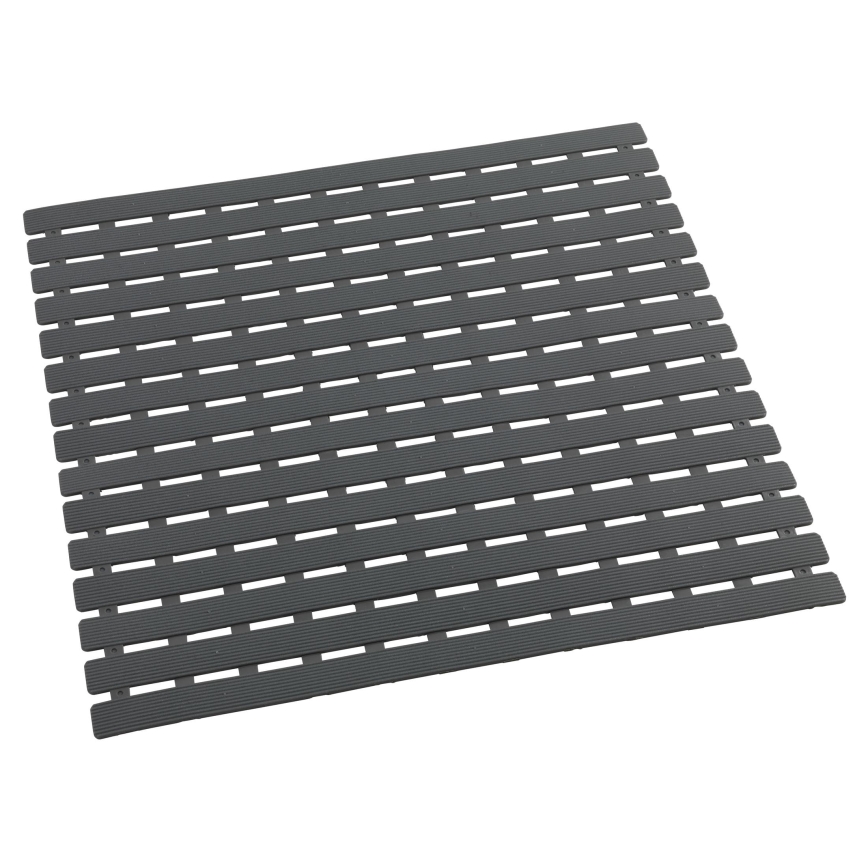 WENKO 23125100-Douchemat ARINOS 54x54 cm grijs/grijs