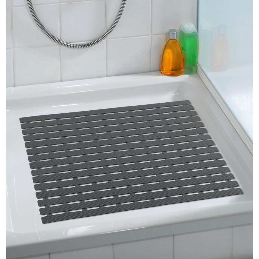 WENKO 23125100-Douchemat ARINOS 54x54 cm grijs/grijs