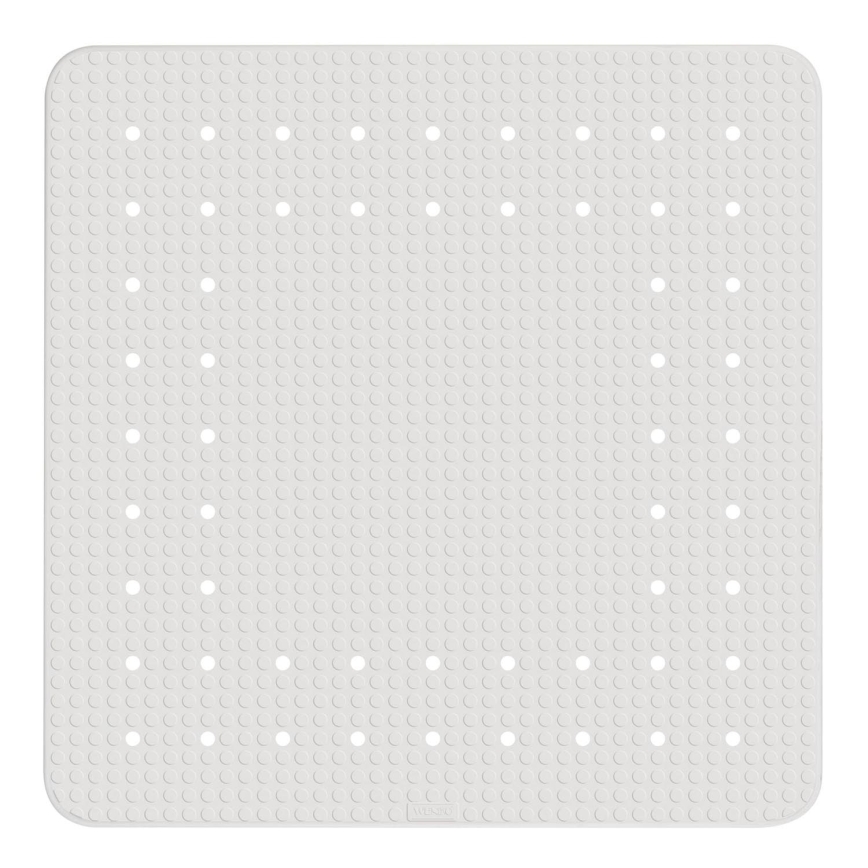 WENKO 23135100-Douchemat MIRASOL 54x54 cm wit