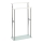 WENKO 23438100 - Handdoekenstandaard DEBAR 20x83 cm RVS/satijn/wit