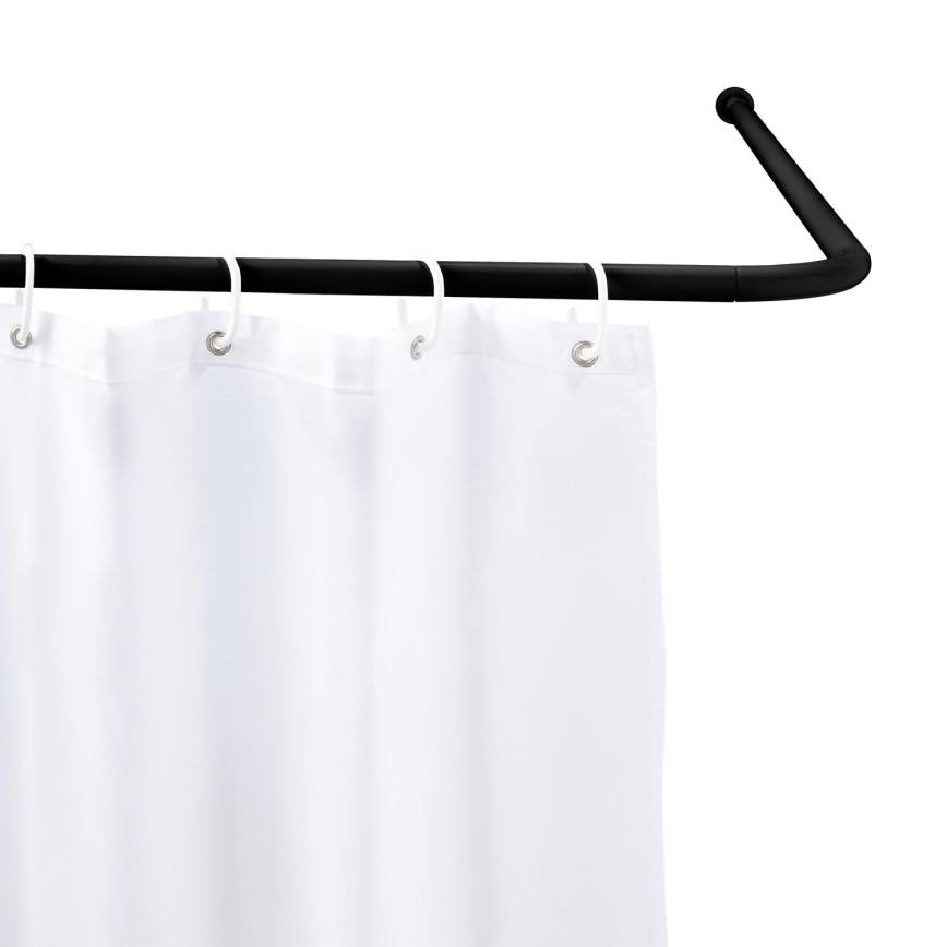 WENKO 23565100 - Zwarte stang 2x2 cm