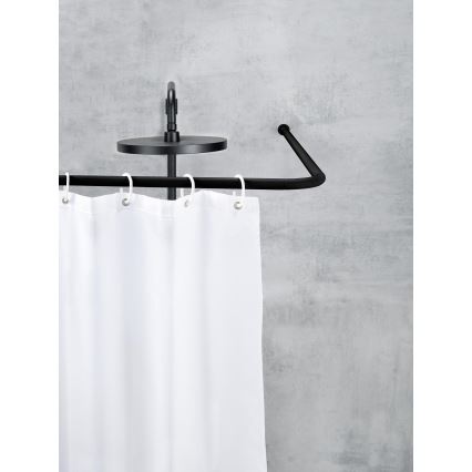 WENKO 23565100 - Zwarte stang 2x2 cm