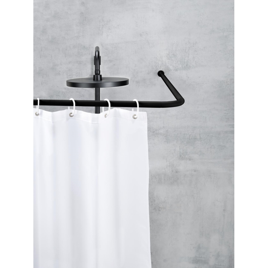 WENKO 23565100 - Zwarte stang 2x2 cm