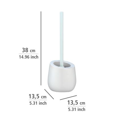 WENKO 23646100 - WC borstel BADI 13,5x38 cm wit