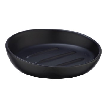 WENKO 23653100 - Zeepbakje BADI 11,5 x 3 cm zwart
