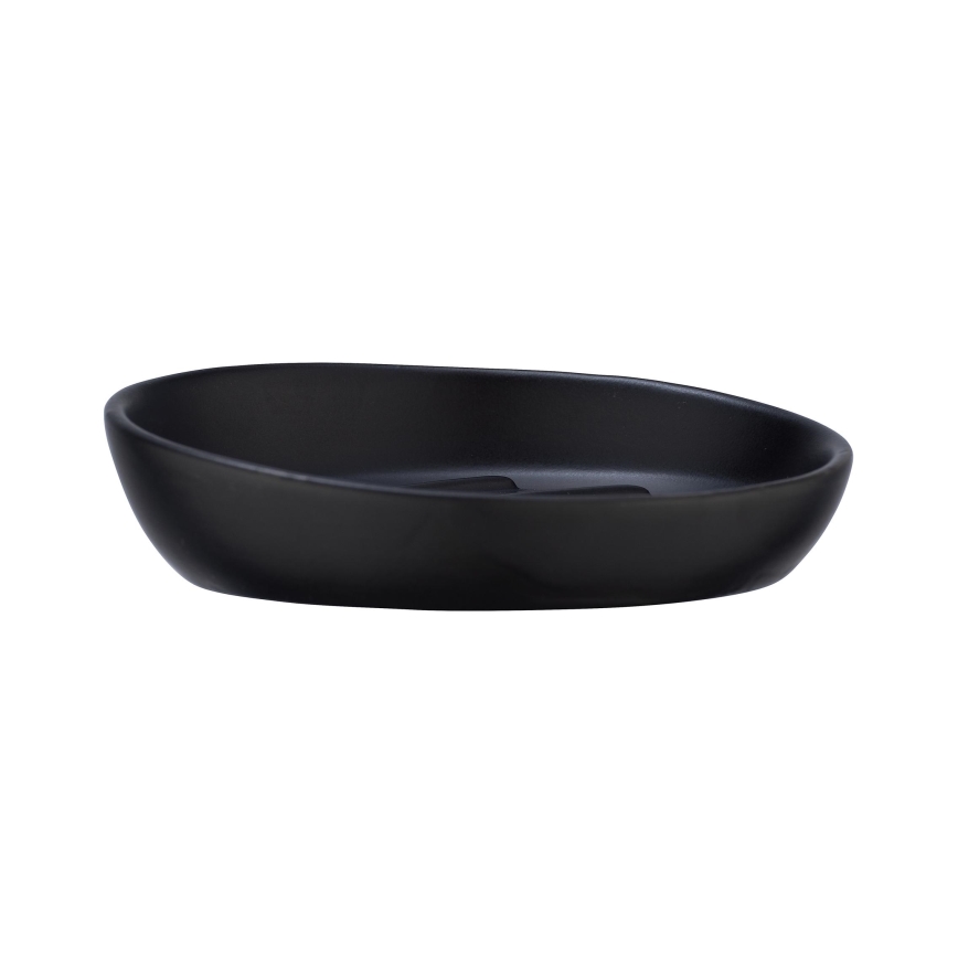 WENKO 23653100 - Zeepbakje BADI 11,5 x 3 cm zwart