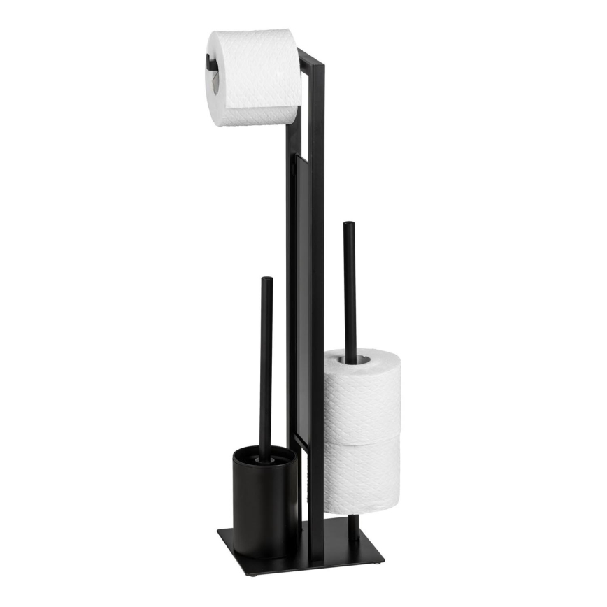WENKO 23708100 - Toiletborstel RIVALTA 18x70 cm zwart