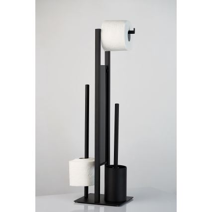 WENKO 23708100 - Toiletborstel RIVALTA 18x70 cm zwart