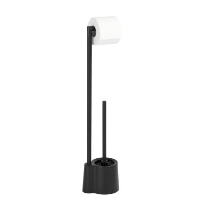 WENKO 23804100 - WC-borstel AVOLA 13x70 cm roestvrij staal/zwart
