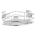 WENKO 23856800-wandplank TURBO-LOC QUADRO ED. 27,5x19,3 cm RVS/glanzend. chroom