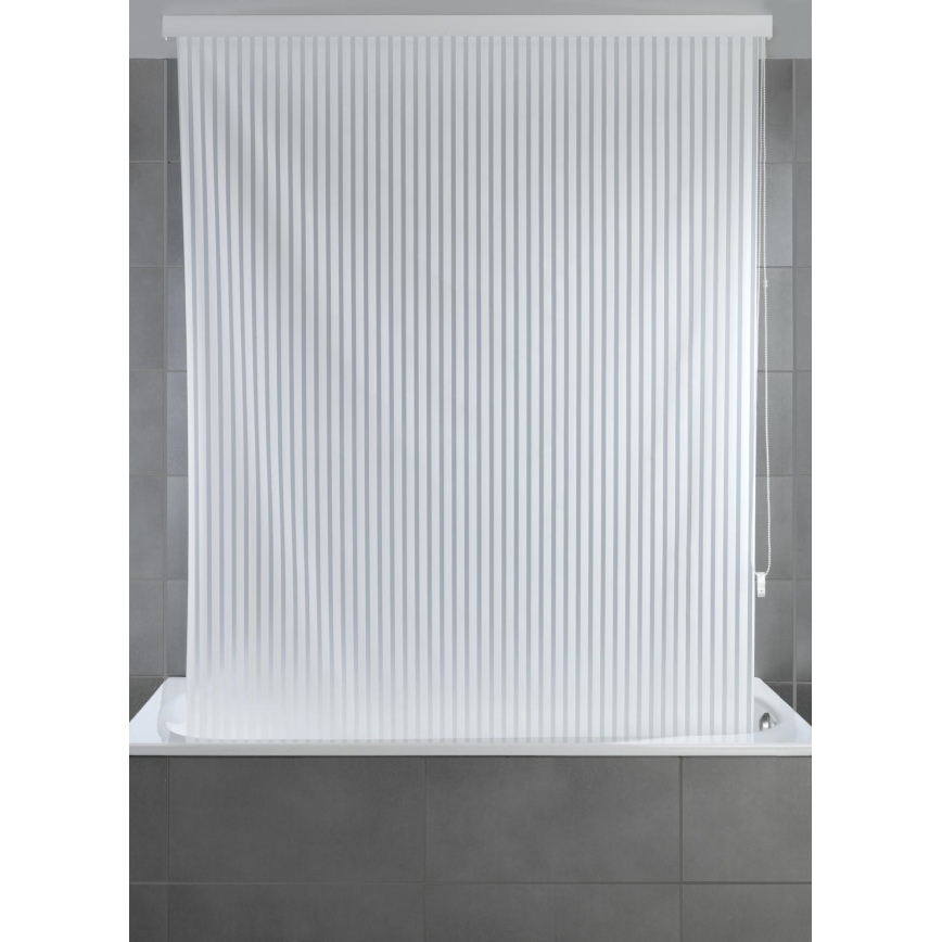 WENKO 23864100 - Douchegordijn 132 x 240 cm, wit