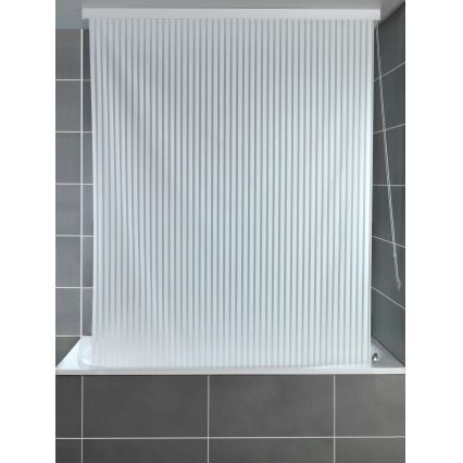 WENKO 23864100 - Douchegordijn 132 x 240 cm, wit