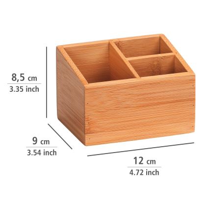WENKO 23916100 - Organizer TERRA 12x9 cm bruin