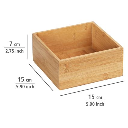 WENKO 23919100 - Dienblad TERRA 15x7 cm bruin