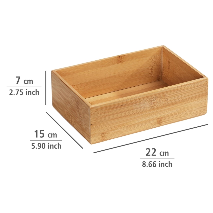 WENKO 23920100 - Dienblad TERRA 22x15 cm bruin