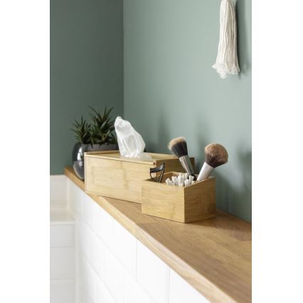 WENKO 23925100 - Doos voor zakdoekjes TERRA 25x13 cm bruin
