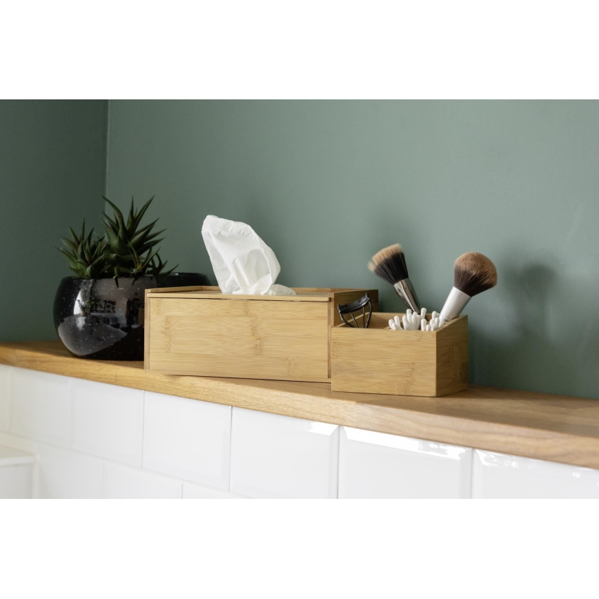 WENKO 23925100 - Zakdoekendoos TERRA 25x13 cm bruin