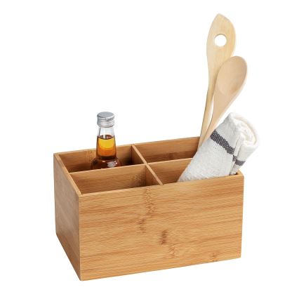 WENKO 23926100 - TERRA opbergbox 22 x 14 cm bruin