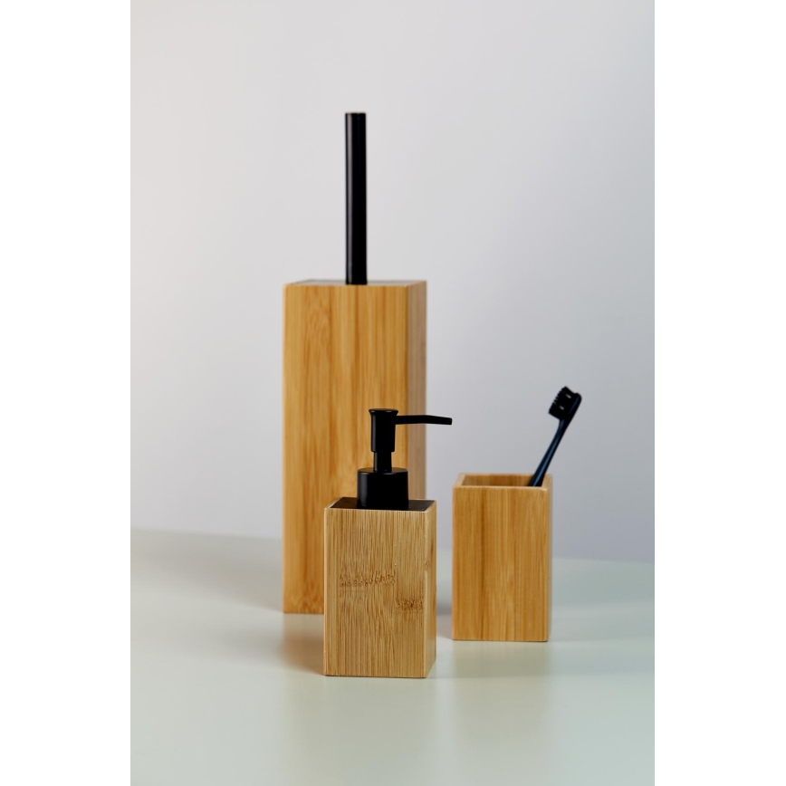 WENKO 23985100 - WC-borstel PADUA 10x38 cm bruin/zwart