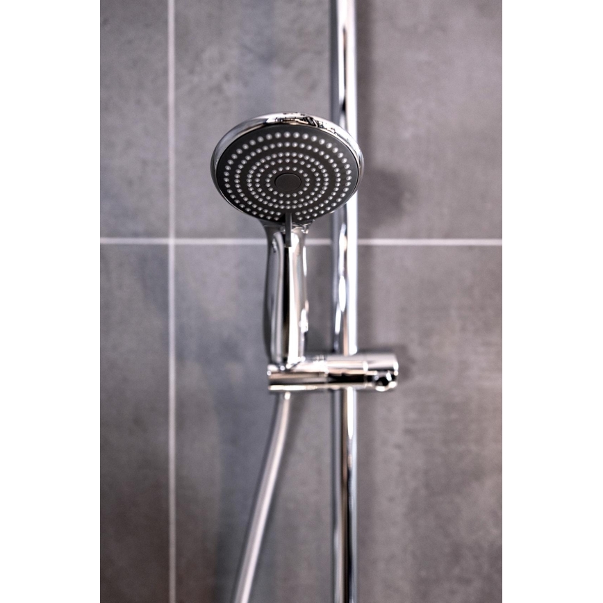 WENKO 23992100 - Douchekop Waterbesparend systeem 9,5 x 9,5 cm glanzend chroom/grijs
