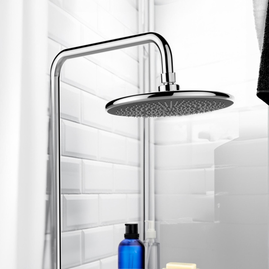 WENKO 23998100 - Douchekop Waterbesparend systeem 22,5x22,5 cm glanzend chroom
