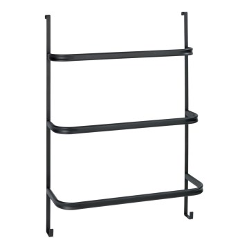 WENKO 24026100 - Handdoekhouder IRPINIA 54,5x77,5 cm zwart