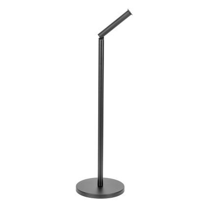 WENKO 24034100 - Toiletrolhouder 21x55 cm zwart/zilver
