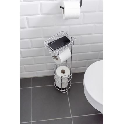 WENKO 24074800 - Toiletrolhouder 16x59 cm glanzend chroom