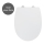 WENKO 24080800-WC-bril TAVOLA 36,5x45 cm wit/hoogglans chroom