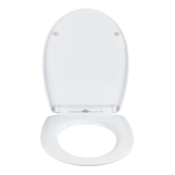 WENKO 24082800-Toiletbril DROPLETS 45x38,8 cm veelkleurig/glanzend chroom
