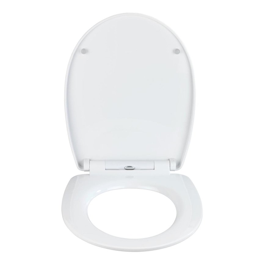 WENKO 24082800-Toiletbril DROPLETS 45x38,8 cm veelkleurig/glanzend chroom