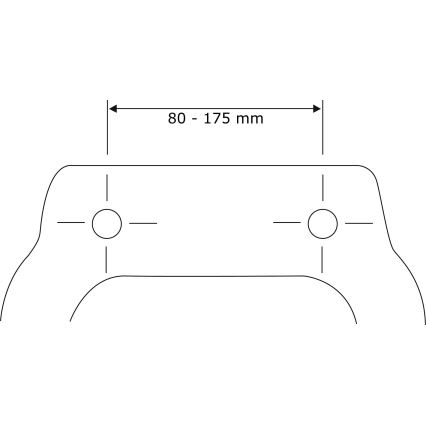 WENKO 24082800 - WC-bril DROPLETS 45 x 38,8 cm blauw/wit