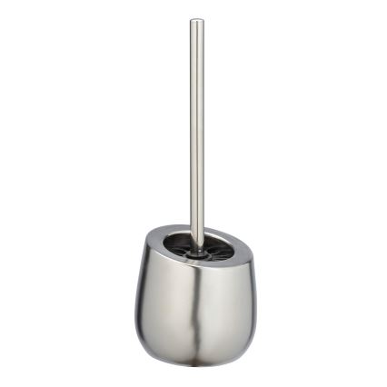 WENKO 24140100 - WC-borstel BADI 13,5x38 cm zilverkleurig