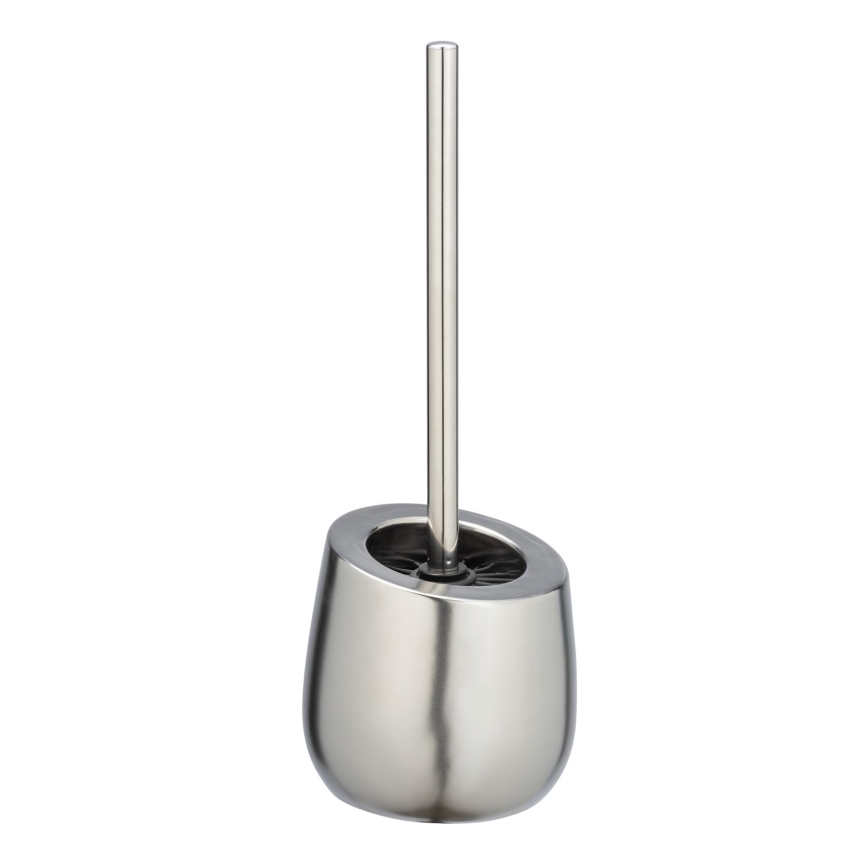 WENKO 24140100 - WC-borstel BADI 13,5x38 cm zilverkleurig