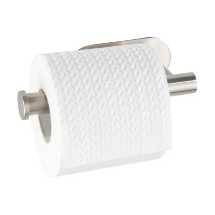 WENKO 24166100 - Toiletpapierhouder TURBO-LOC OREA MATT 16x7 cm RVS/zilver