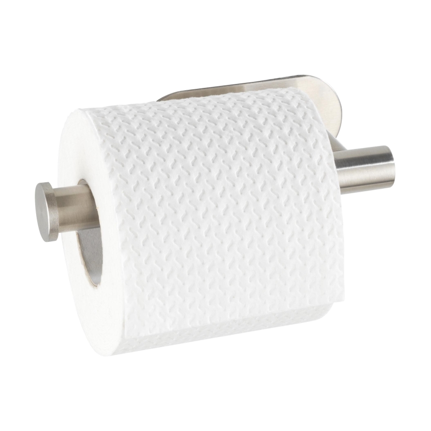 WENKO 24166100 - Toiletpapierhouder TURBO-LOC OREA MATT 16x7 cm RVS/zilver