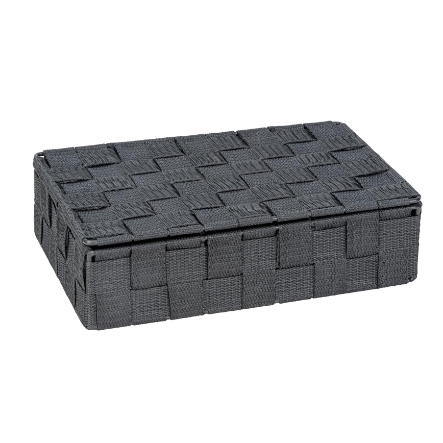 WENKO 24223100 - Opbergmand ADRIA 26x17 cm grijs/antraciet