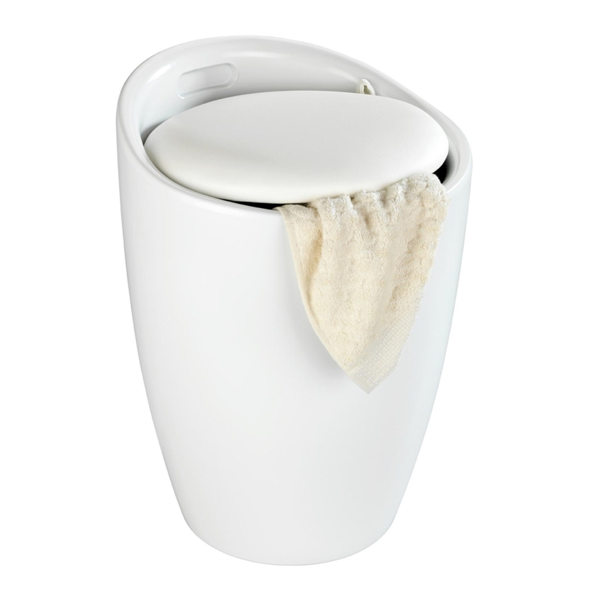 WENKO 24228100 - Kruk CANDY 36x50,5 cm wit/zwart