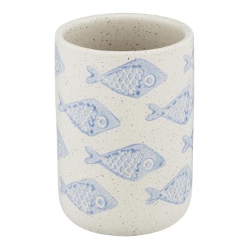 WENKO 24310100 - AQUAMARIN beker 8x11 cm beige