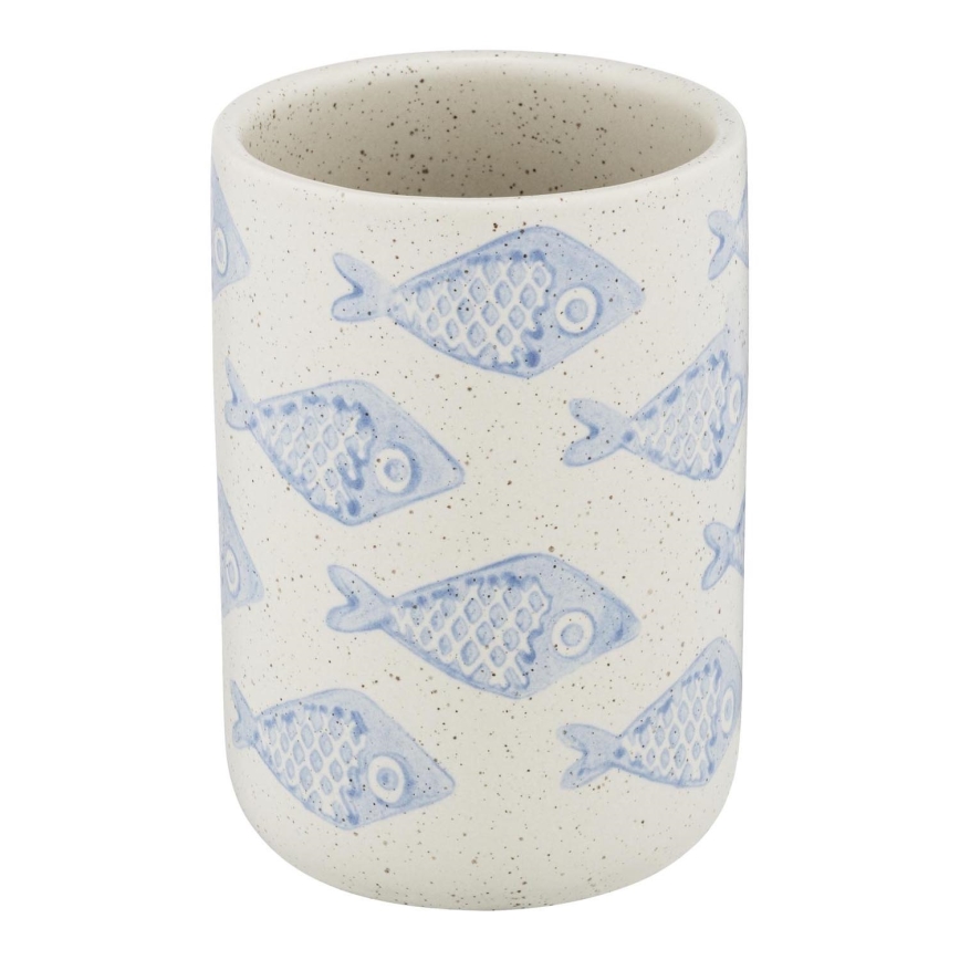 WENKO 24310100 - AQUAMARIN beker 8x11 cm beige