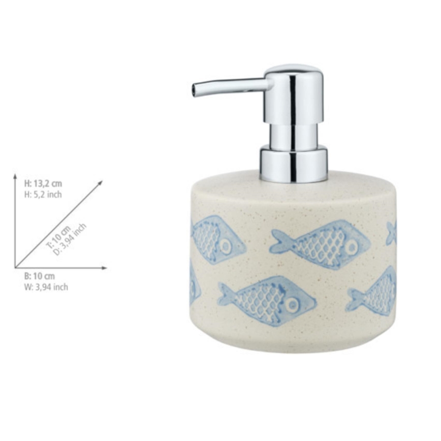 WENKO 24311100 - Zeepdispenser AQUAMARIN 475 ml beige