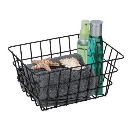 WENKO 24371100 - Mand VIANA 18x25 cm zwart