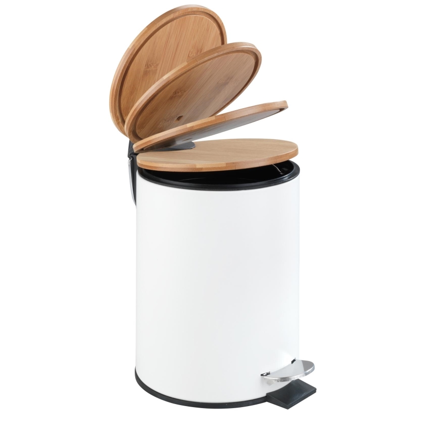 WENKO 24392100 - Mand TORTONA 17x23,5 cm wit/bruin/zwart