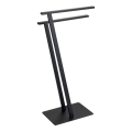 WENKO 24396100 - Handdoekenrek LIRIO 20x40 cm zwart