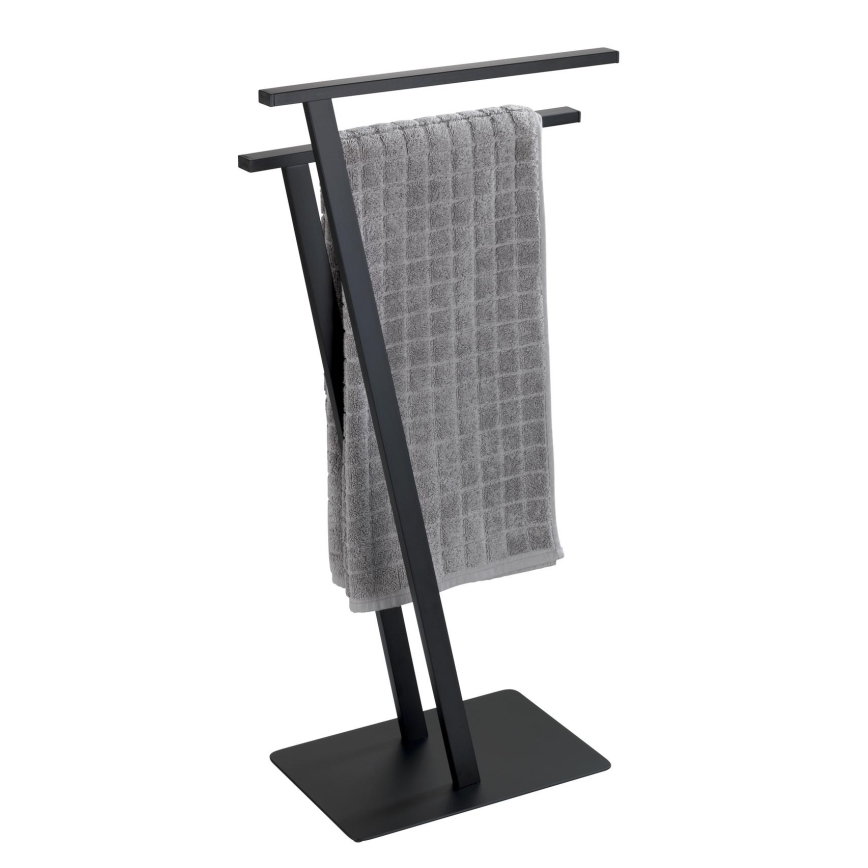 WENKO 24396100 - Handdoekenrek LIRIO 20x40 cm zwart